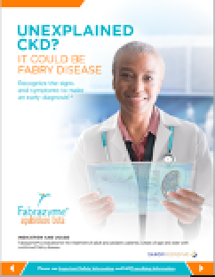 Fabrazyme® (agalsidase beta) nephrology brochure