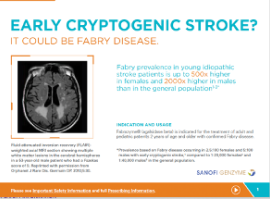 Fabrazyme® (agalsidase beta) neurology brochure